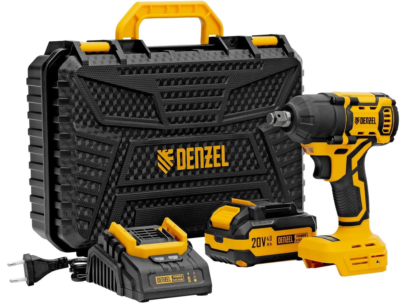 

Гайковерт Denzel CIWH-BL-20-500 (с 1-им АКБ, кейс)