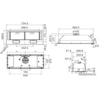 Кухонная вытяжка Jetair Viera Lux BL/A/72 PRF0174915