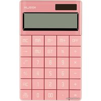 Калькулятор Deli NS041 (розовый)