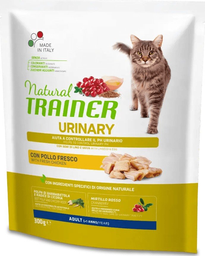 

Сухой корм для кошек Trainer Natural Urinary Adult Корм сухой для кошек при мочекаменной болезни, курица 300 г