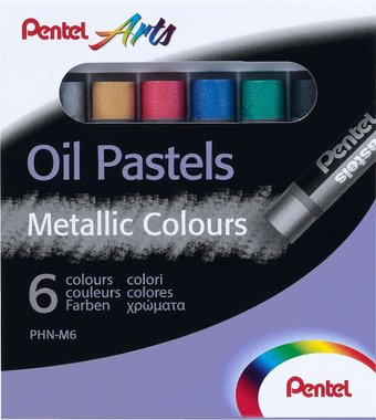 Пастель масляная Pentel PHN-M6 (6 цв)