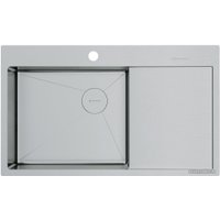 Кухонная мойка Omoikiri Akisame 86 Side IN-L 4997031 (нержавеющая сталь)