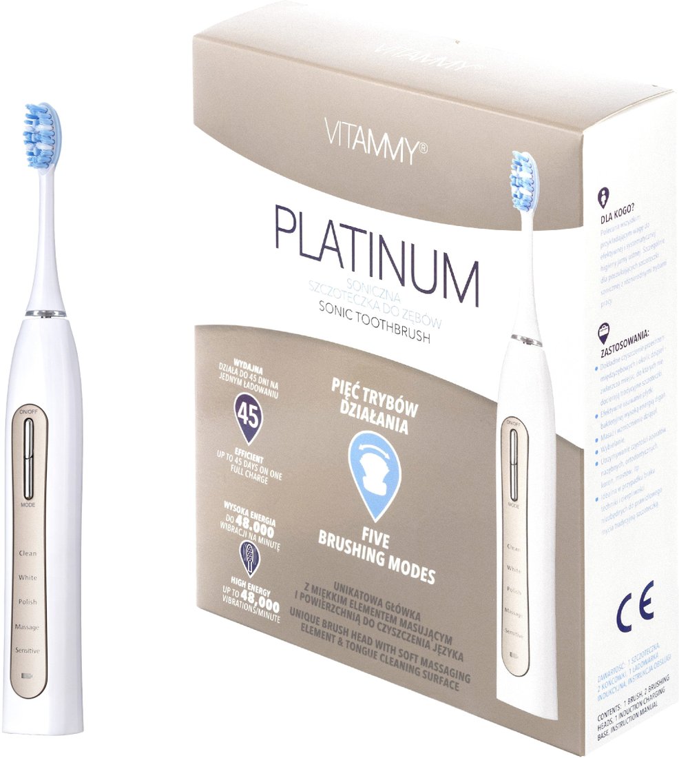 

Электрическая зубная щетка Vitammy Platinum