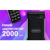 Кнопочный телефон Maxvi E10 (красный)