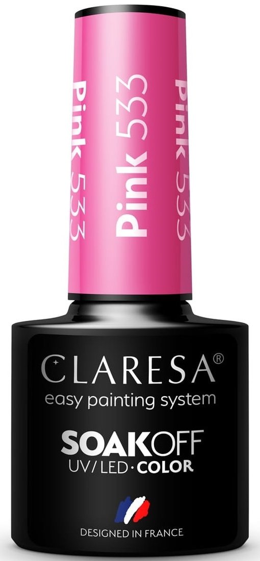 

Гель-лак Claresa Hybrid Pink 533 5 мл