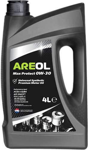 

Моторное масло Areol Max Protect 0W-30 4л