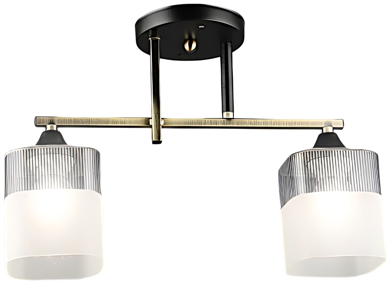 

Люстра средней высоты Aitin Pro НПБ 02-2x60-101 A4425/2 (бронза/черный)