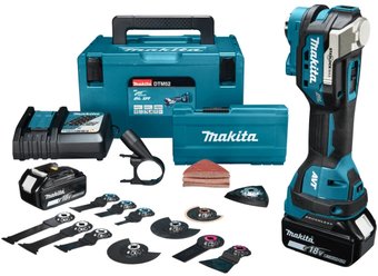 Реноватор Makita DTM52RFJX2 (с 2-мя АКБ, кейс)