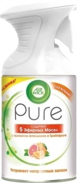 

Освежитель воздуха Air Wick Pure 250 мл (апельсин и грейпфрут)