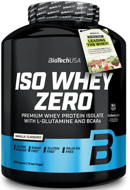 

Протеин сывороточный (изолят) BioTech USA Iso Whey Zero (ваниль, 1816г)