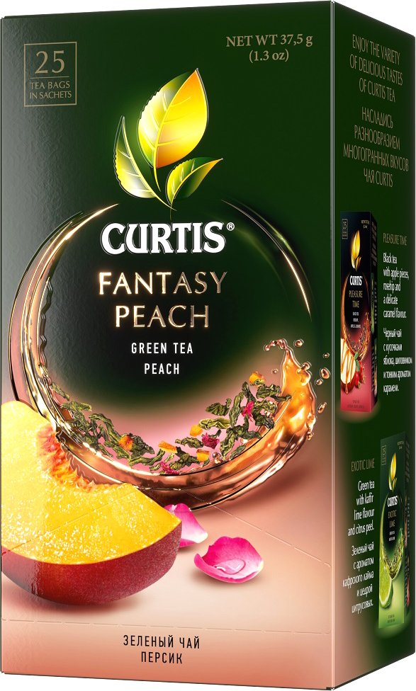 

Зеленый чай Curtis Fantasy Peach 25 шт