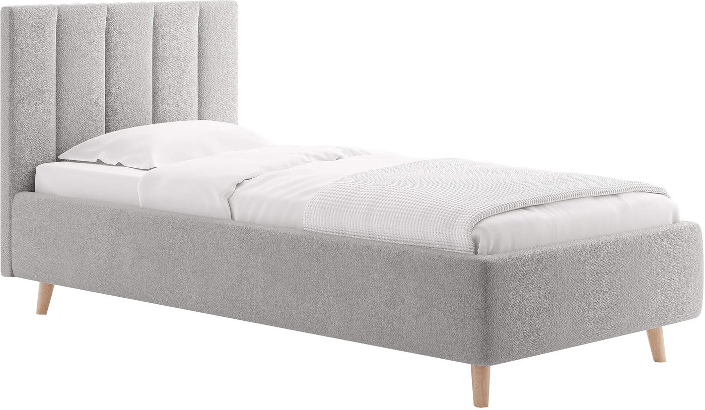 Кровать Сонум Alma 90x200 (рогожка пепельный)