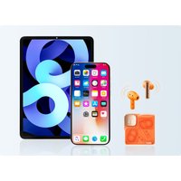 Наушники QCY MeloBuds Neo (оранжевый)