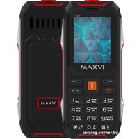 Кнопочный телефон Maxvi T100 (красный)