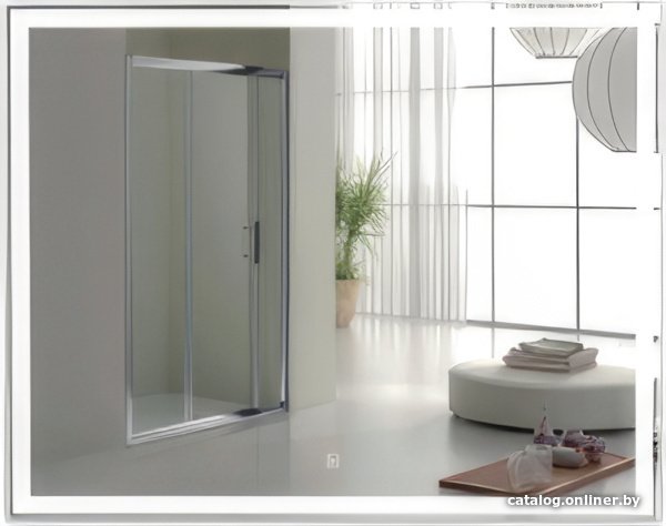 Пекам Зеркало Greta 140x80 greta-140x80s (с подсветкой, с сенсором на прикосновение)