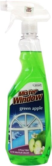 

Средство для стекла и зеркал Romax Mister WindowЗеленое яблоко 750 мл