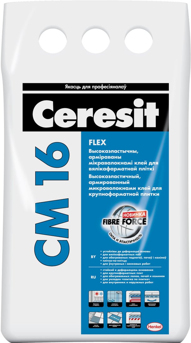 

Клей для плитки Ceresit CM 16 Flex (5 кг)