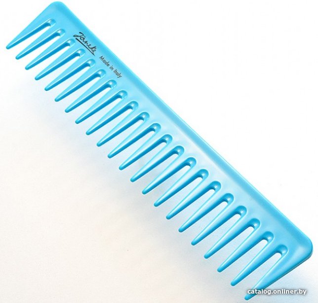 Расческа гребень Janeke Supercomb 82871BFL (неоновый голубой)