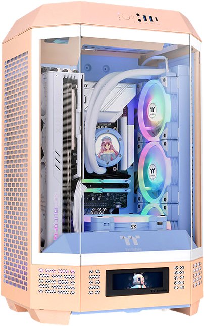 

Корпус Thermaltake The Tower 300 Peach Fuzz CA-1Y4-00SKWN-00