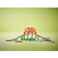Конструктор LEGO Duplo Железнодорожный мост и пути 10426