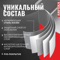 Кухонная мойка ARFEKA ECO AR мойка 500*500, коландер, дозатор SATIN DECOR