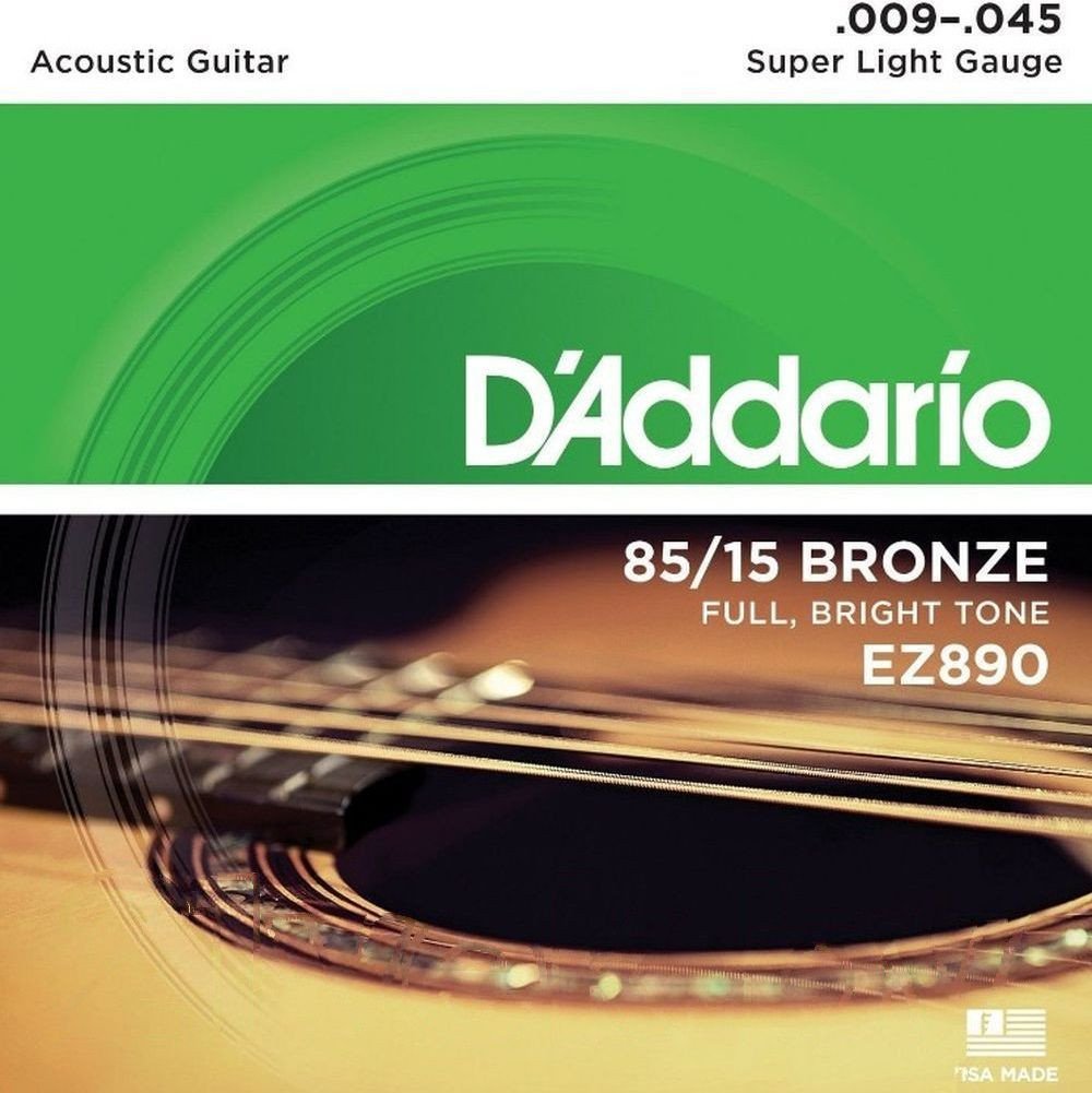 

Струны для гитары D'Addario EZ890 Super Light 9-45