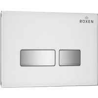 Унитаз подвесной Roxen Porto One Rimless 6 в 1 StounFix Dual Fresh 636623 (белое стекло)