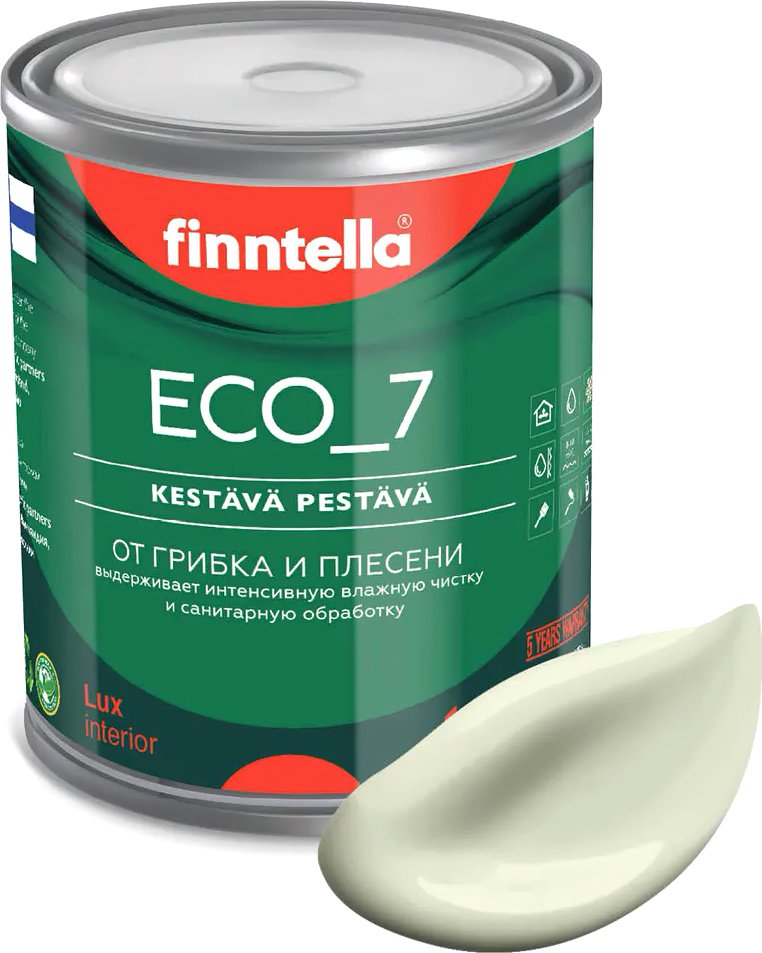 

Краска Finntella Eco 7 Lootus F-09-2-1-FL122 0.9 л (пастельно зеленовато-желтый)