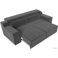 Диван Лига диванов Лига-003 117108 (велюр серый)