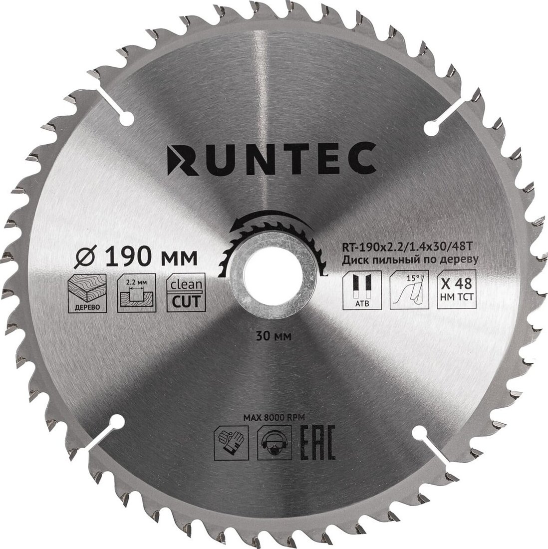 Пильный диск Runtec RT-190x30/48T