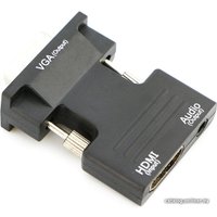 Адаптер USBTOP HDMI - VGA - jack 3.5 мм Pro Mini (черный)