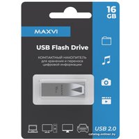 USB Flash Maxvi MK2 16GB (серебристый)