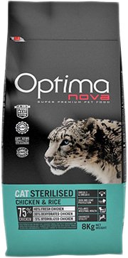 

Сухой корм для кошек Optimanova Cat Sterilised Chicken & Rice 0.4 кг