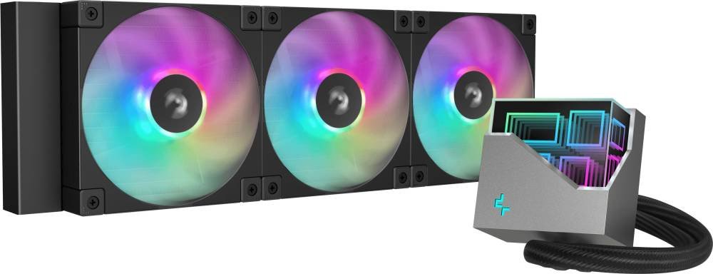 

Система жидкостного охлаждения для процессора DeepCool LT360 ARGB R-LT360-BKAMNC-G-1