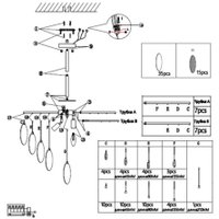 Подвесная люстра Omnilux Plelo OML-89917-08
