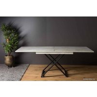 Стол-трансформер Levmar Cross D51/S53 (бетон/черный)