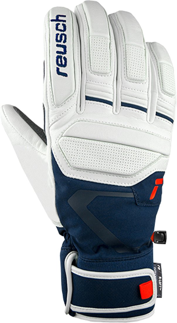 

Горнолыжные перчатки Reusch Alexis Pinturault 6301113_1027 (р-р 10, White/Dress Blue)
