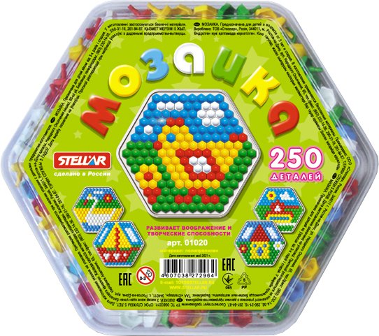 

Мозаика/пазл Stellar 13 мм 01020 (250 деталей)