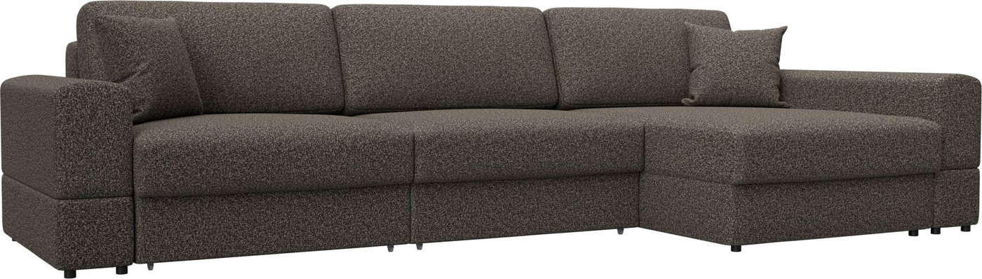 

Угловой диван Лига диванов Лига-055 НПБ Лонг универсальный 130260 (велюр Ness 07 коричневый)