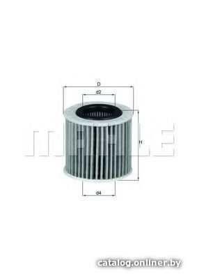 Масляный фильтр Mahle Knecht OX416D1