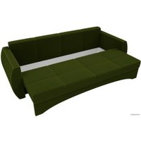 Диван Лига диванов Сатурн 28172 (микровельвет, зеленый)