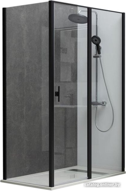 Душевой уголок Allen Brau Priority 140x90 304240 (черный браш)