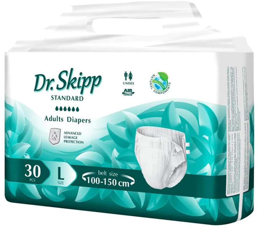 

Подгузники для взрослых Dr.Skipp Standard L (30 шт)