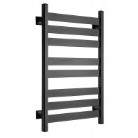 Полотенцесушитель Ростела Квадро V 50 1/2" 8 перекладин 40x80 см (черный)