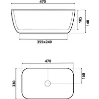 Умывальник Roxen Antares Gold 570160-G