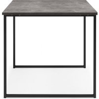 Кухонный стол Notta Лиман 140х80 615157 (бетон светлый/черный матовый)