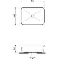 Умывальник Wellsee Mint 338102000