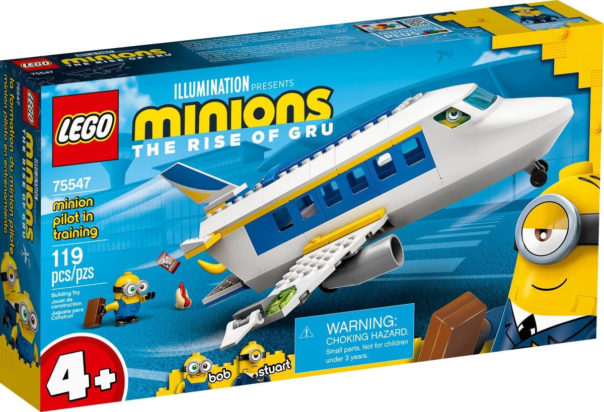 

Конструктор LEGO Minions 75547 Миньоны тренировочный полет