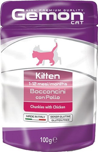 Пресервы Gemon Chunkies Kitten Chicken 100 г