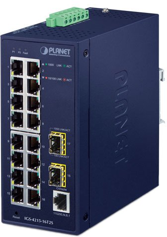 

Управляемый коммутатор 2-го уровня PLANET IGS-4215-16T2S